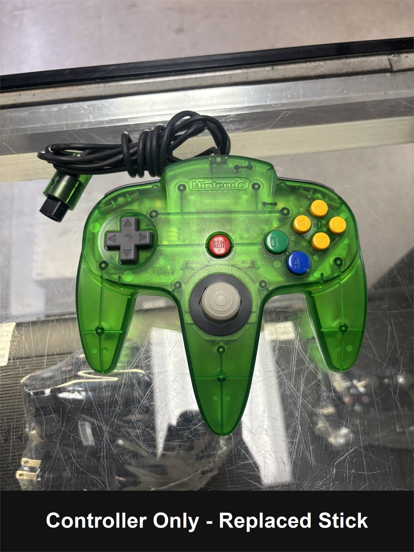 Jungle Green Controller - Nintendo Accessories