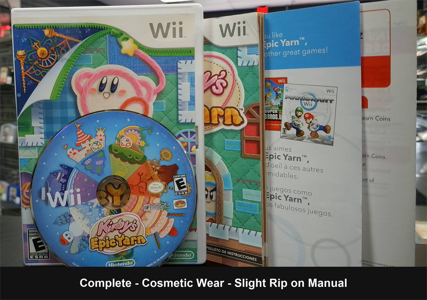 Kirby's Epic Yarn - Wii