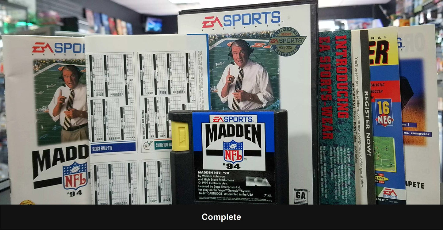 Madden NFL '94 - Sega Genesis