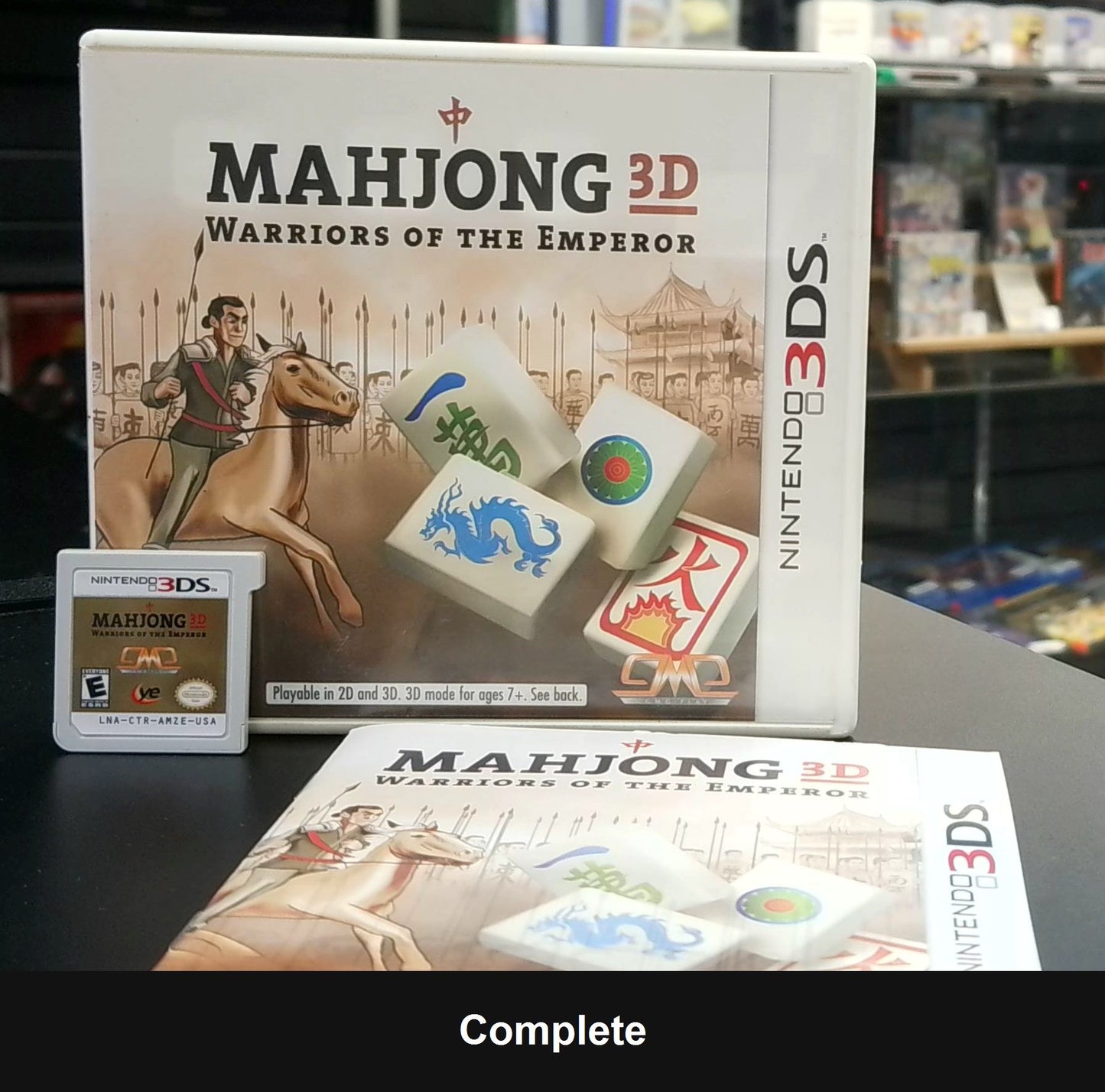 Mahjong 3D: Warriors of the Emperor - Nintendo 3DS