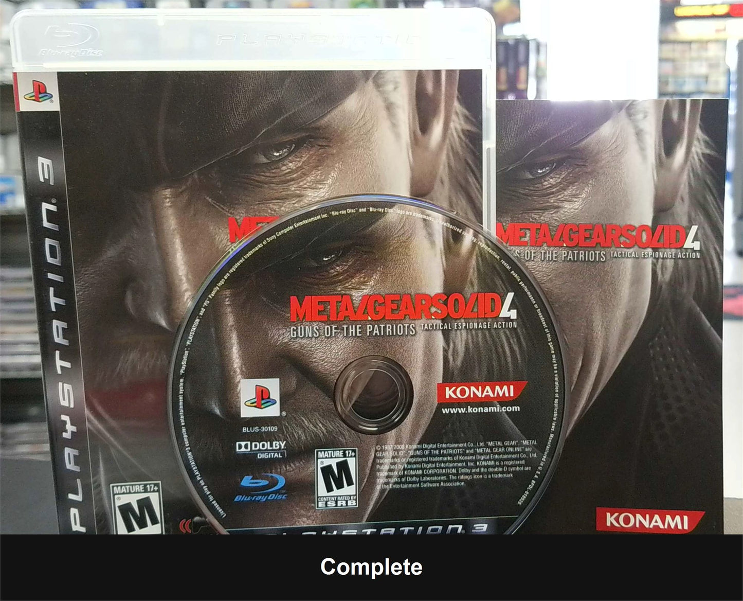 Metal Gear Solid 4 Guns of the Patriots - PlayStation 3