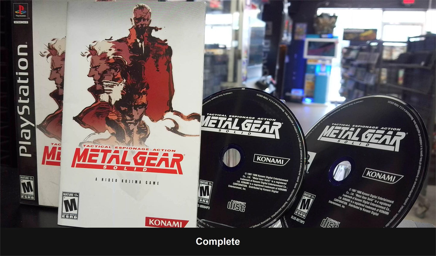 Metal Gear Solid [Long Box] - PlayStation