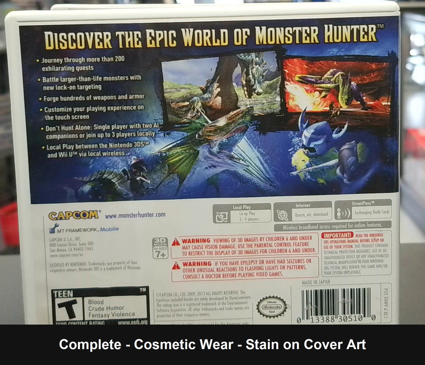 Monster Hunter 3 Ultimate - Nintendo 3DS