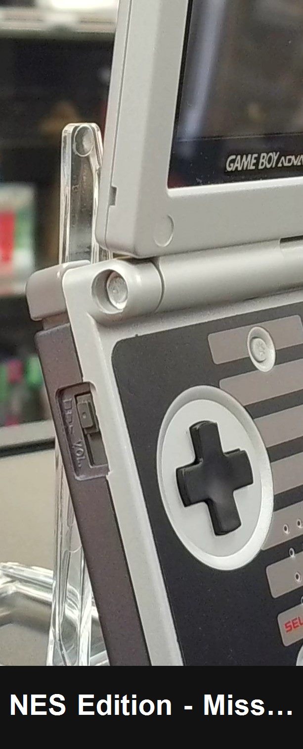 NES Game Boy Advance SP - Console
