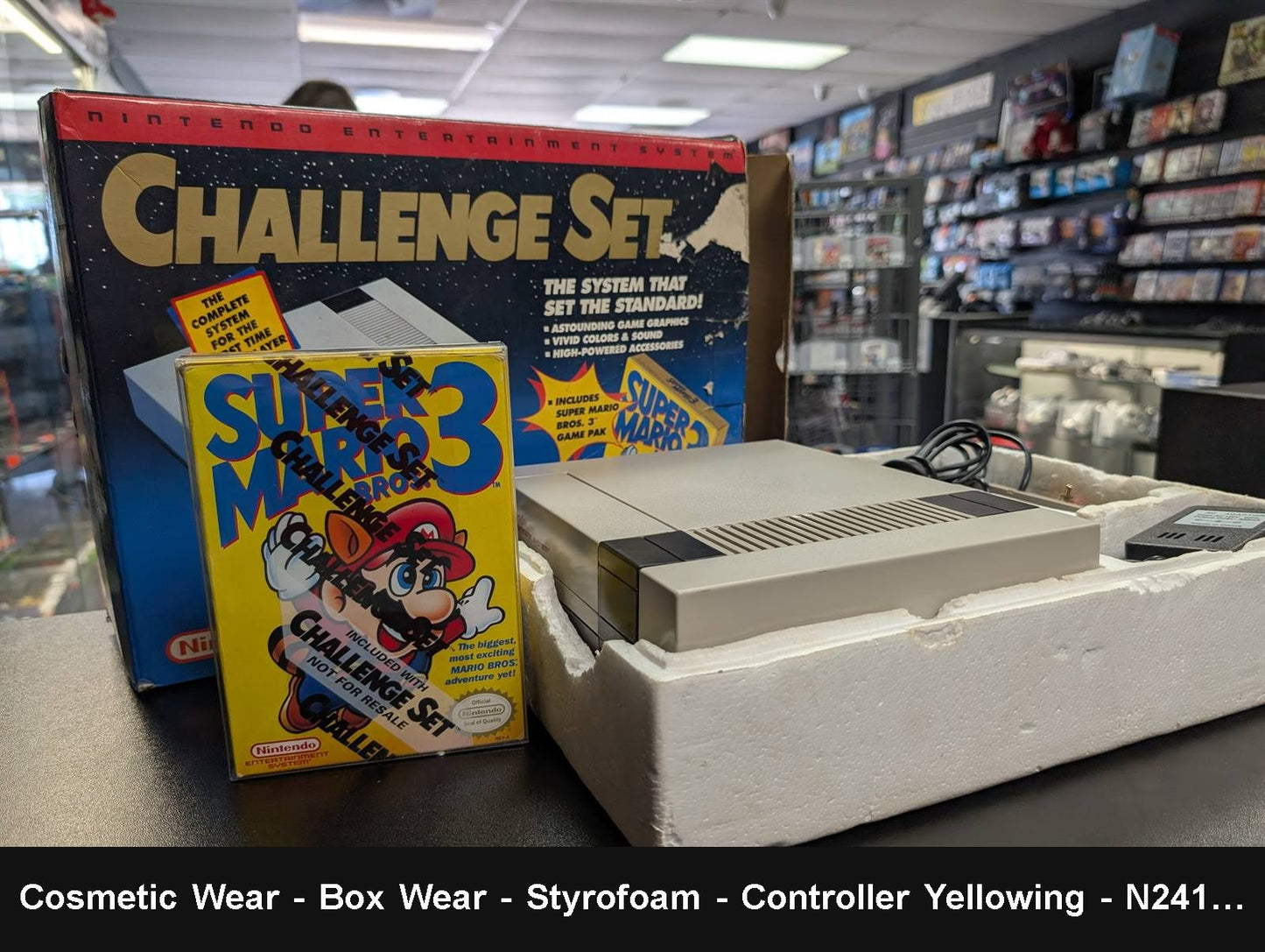 Nintendo NES Challenge Set Console - Console