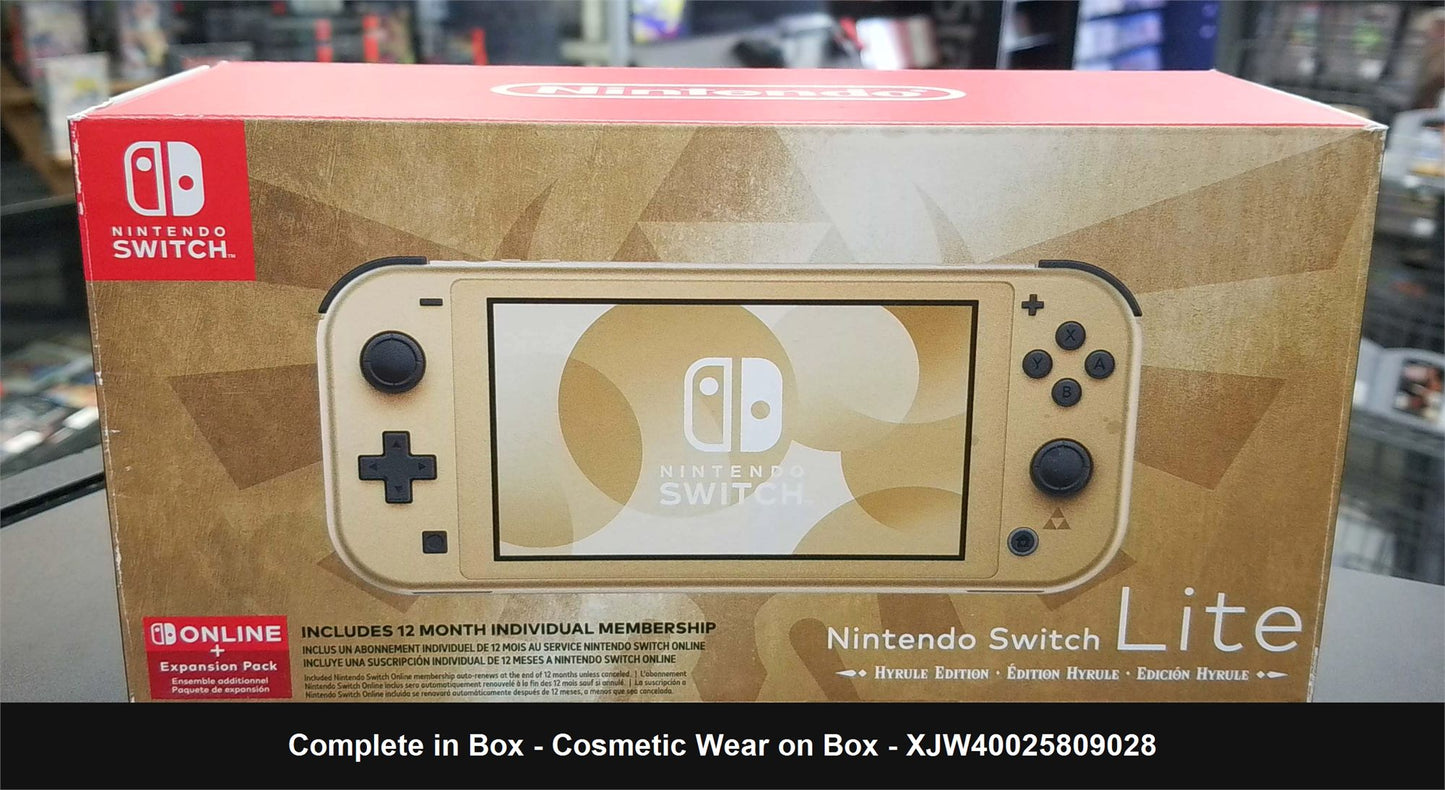 Nintendo Switch Lite Hyrule Edition - Console