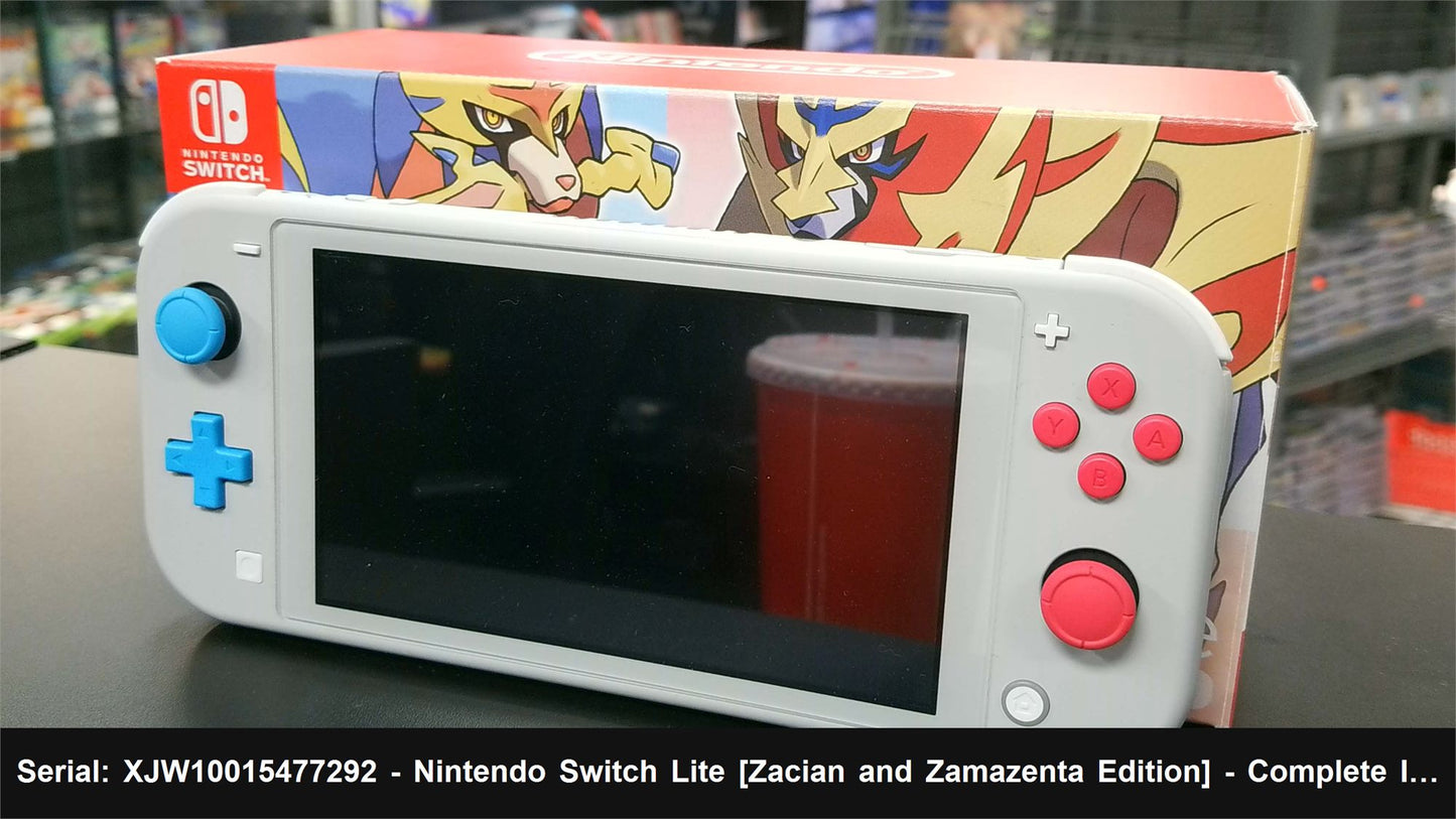 Nintendo Switch Lite [Zacian And Zamazenta Edition] - Console