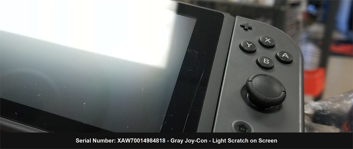 Nintendo Switch with Gray Joy-Con - Console