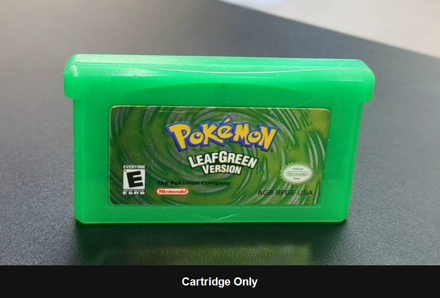Pokemon LeafGreen Version - Game Boy Advance