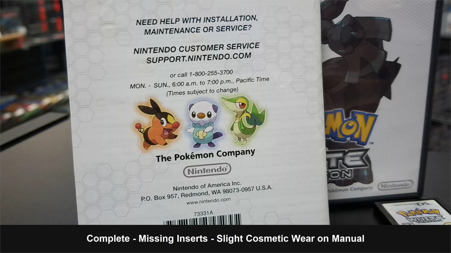 Pokemon White - Nintendo DS