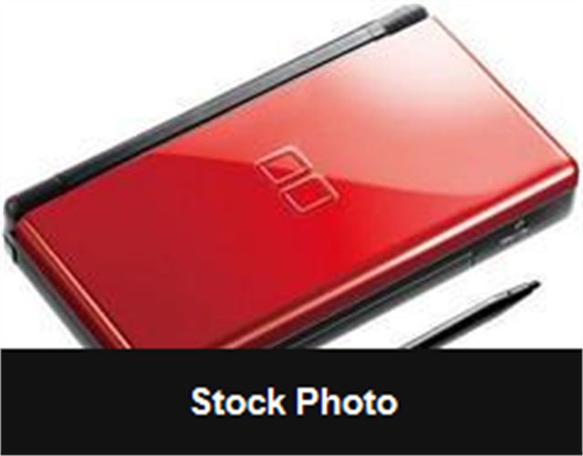 Red Crimson & Black Nintendo DS Lite - Console