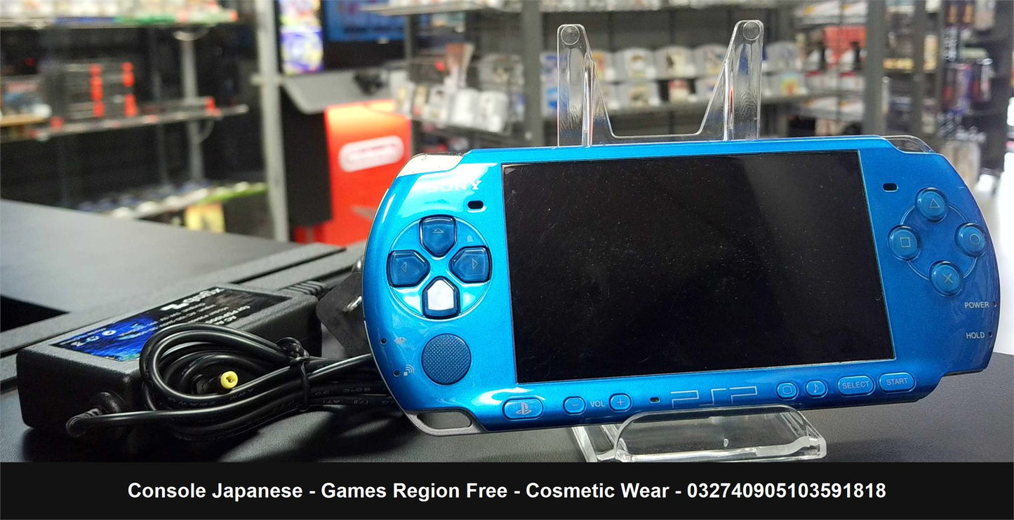 PSP 3000 Vibrant Blue - JP Console - Console