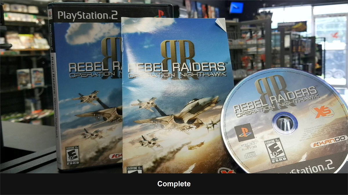 Rebel Raiders Operation Nighthawk - PlayStation 2
