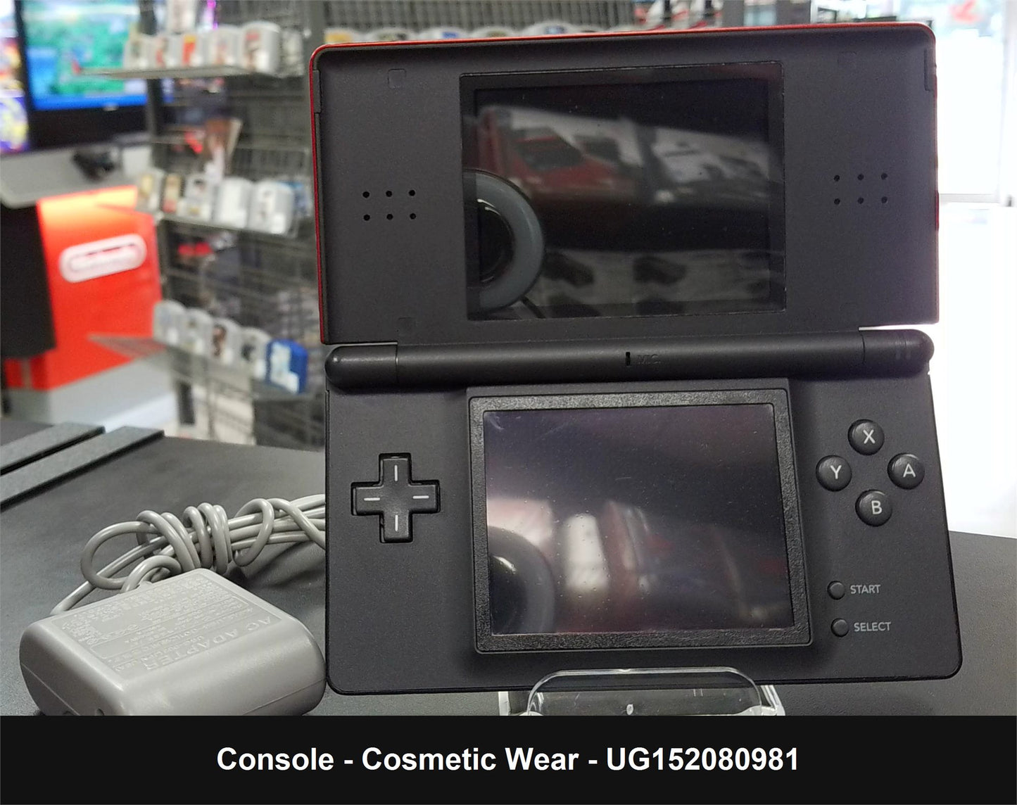 Red Crimson & Black Nintendo DS Lite - Console