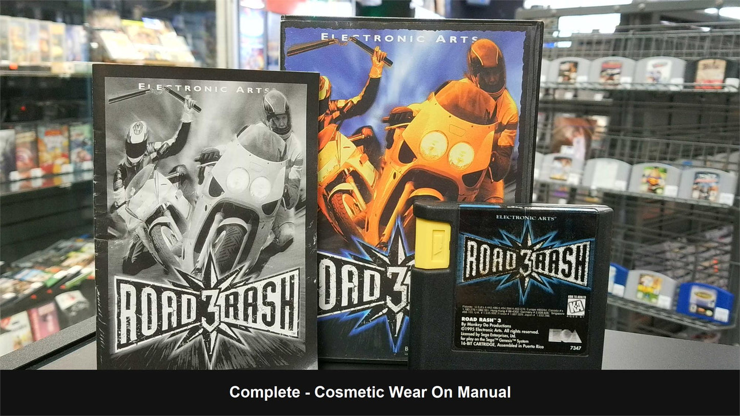 Road Rash III - Sega Genesis