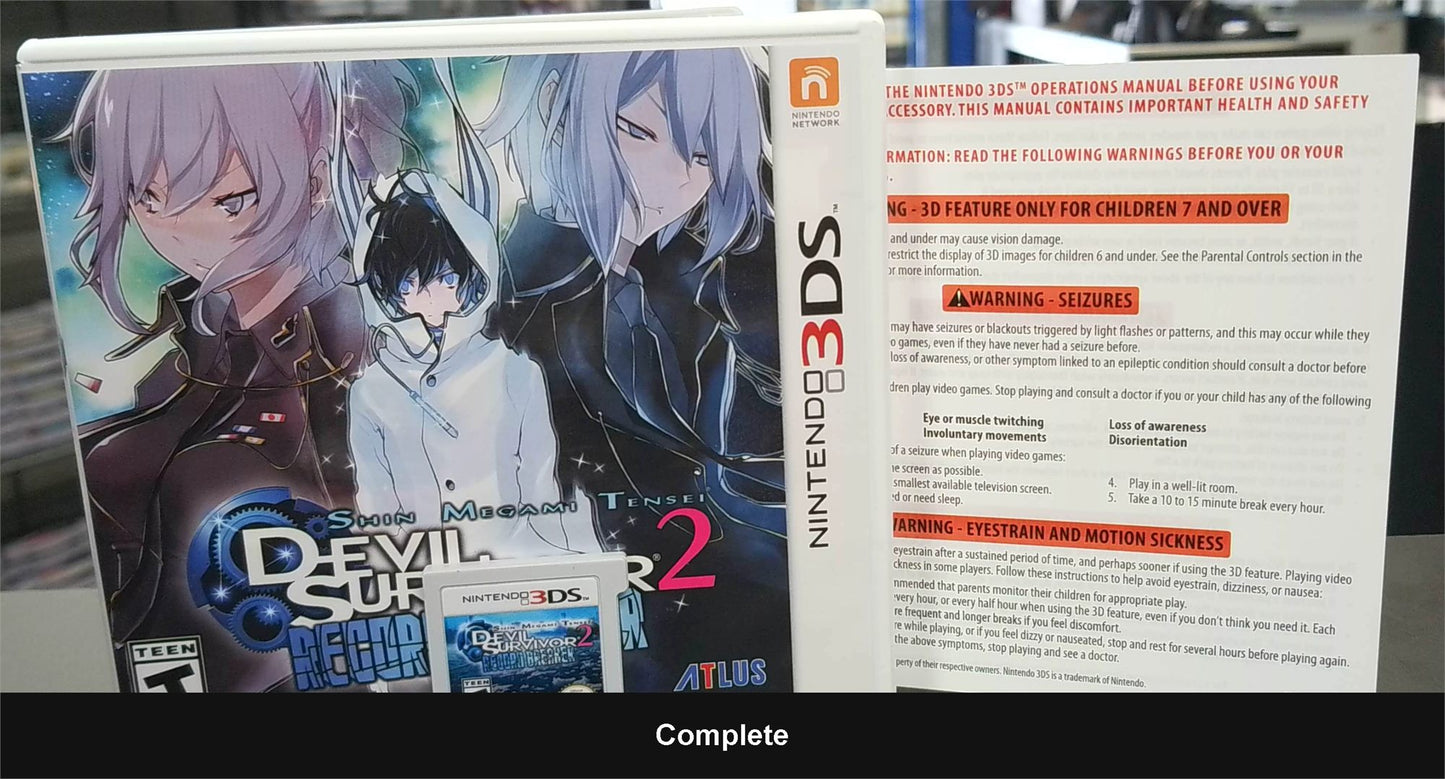 Shin Megami Tensei: Devil Survivor 2 Record Breaker - Nintendo 3DS