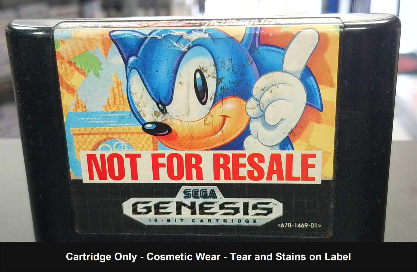 Sonic the Hedgehog [Not For Resale] - Sega Genesis