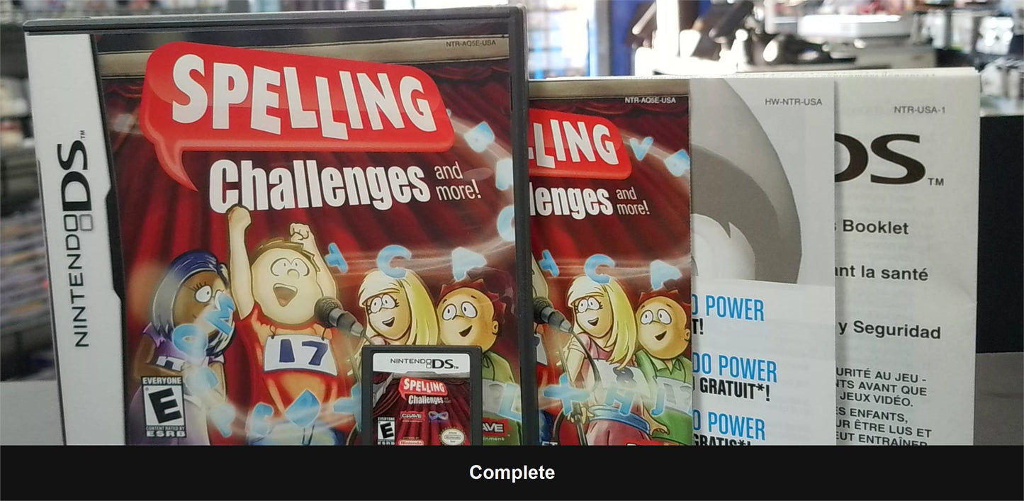 Spelling Challenges - Nintendo DS
