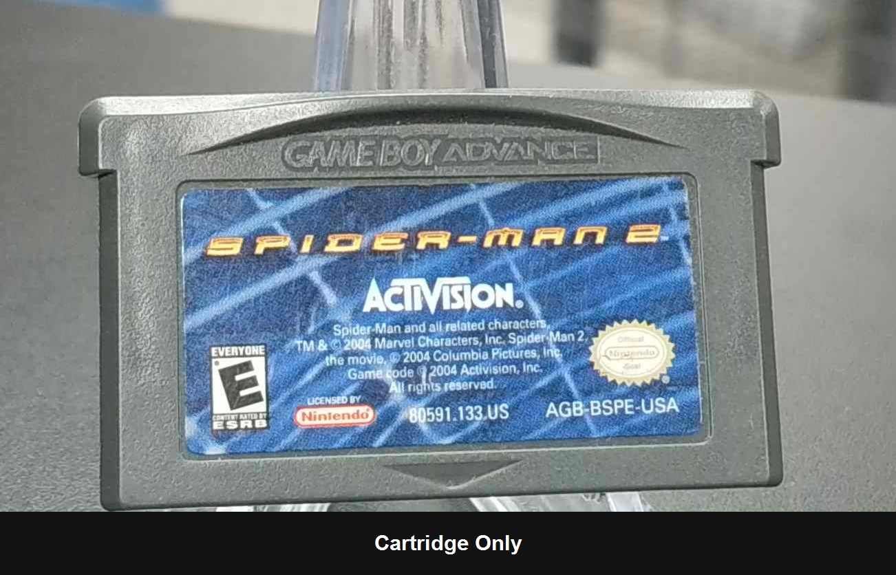 Spiderman 2 - Game Boy Advance