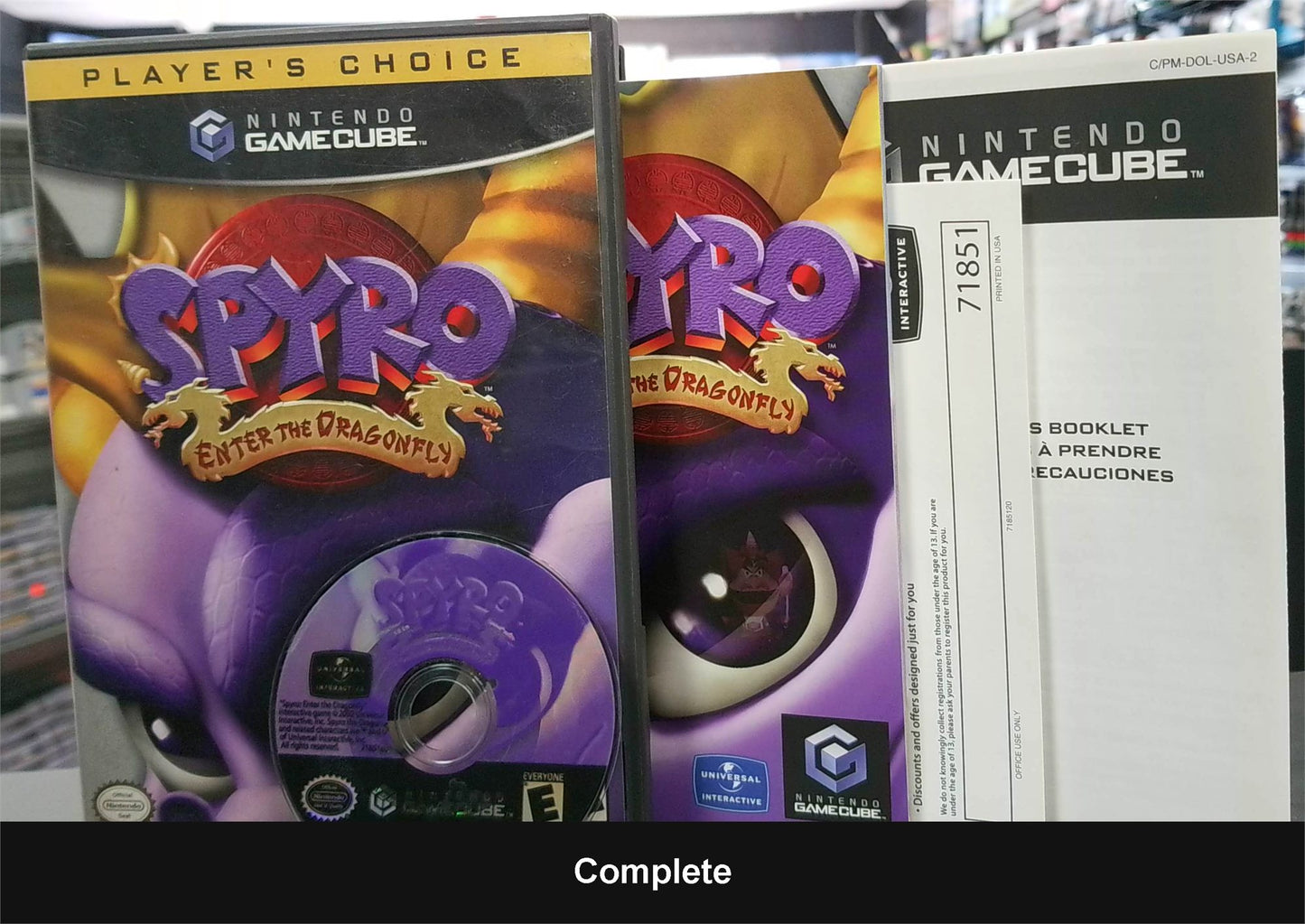 Spyro Enter the Dragonfly [Player's Choice] - GameCube