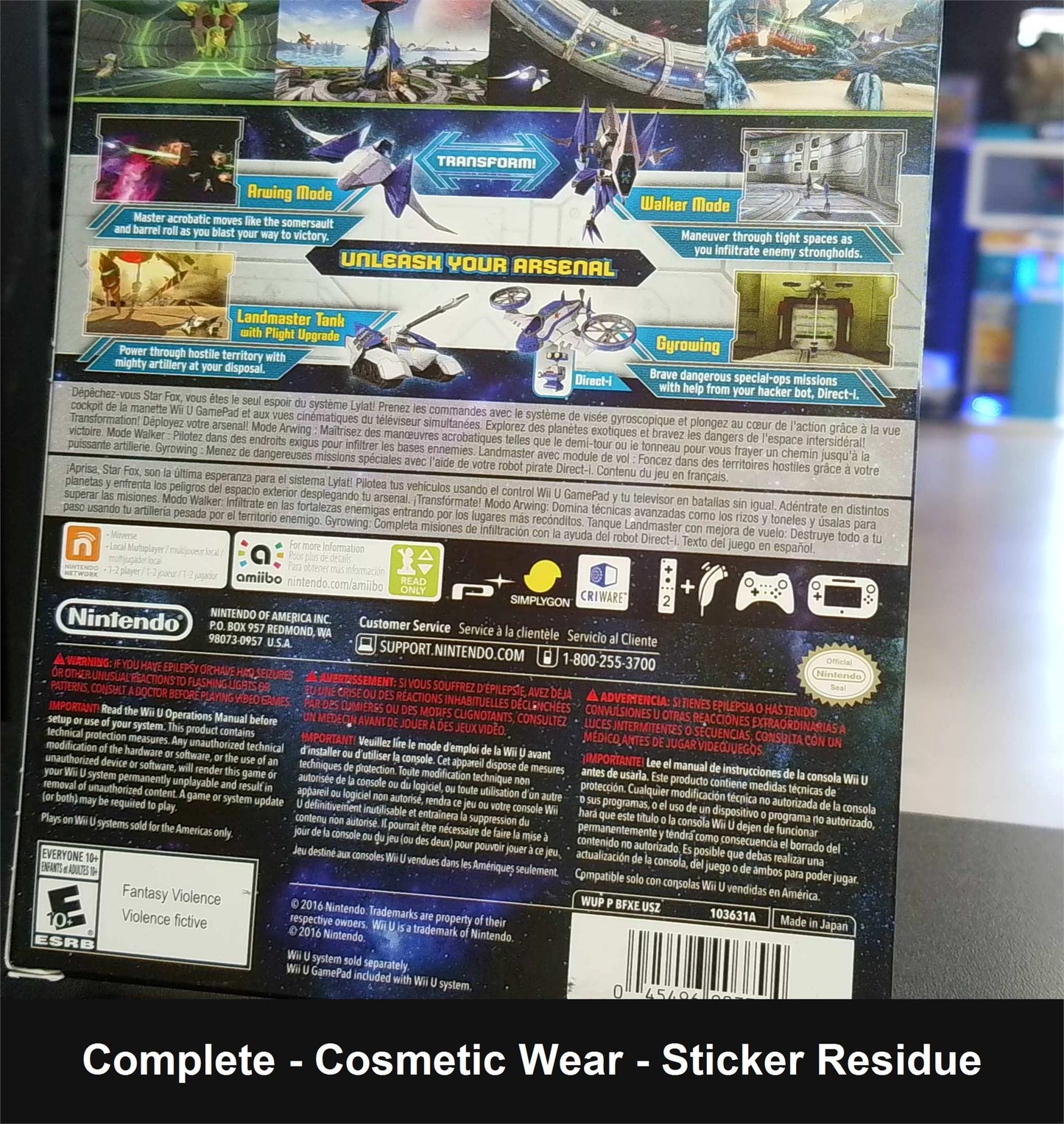 Star Fox Zero & Star Fox Guard Bundle - Wii U