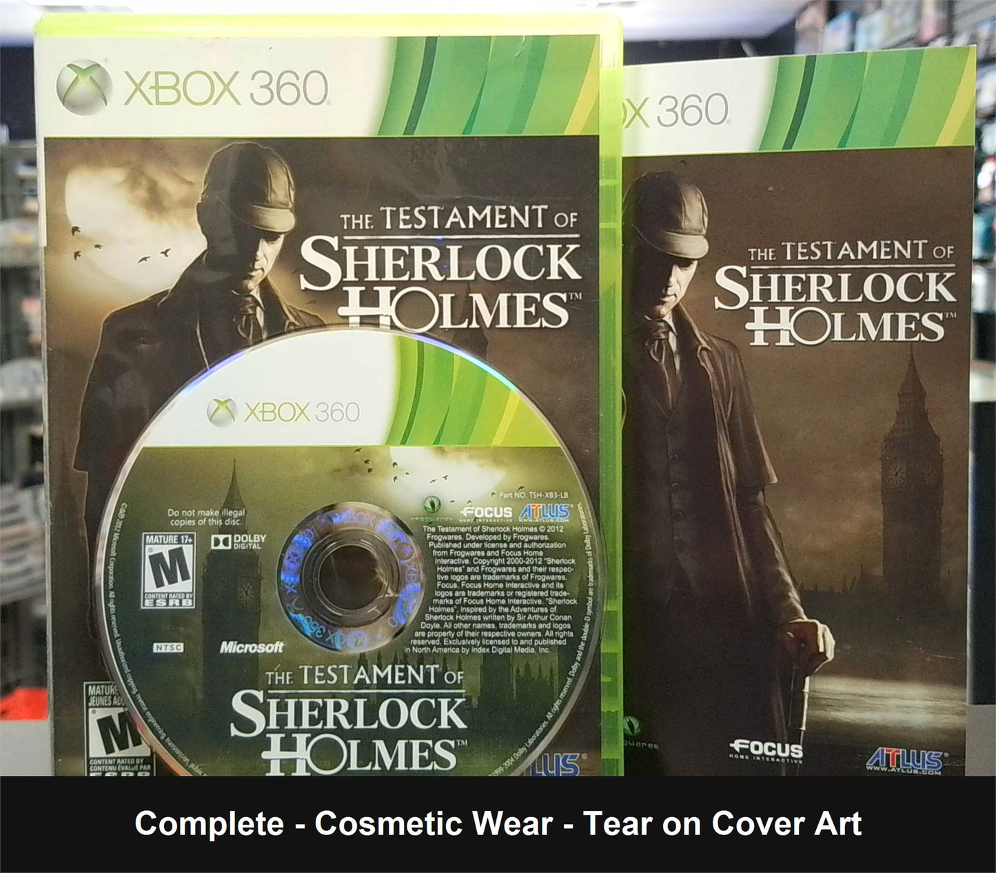 Testament Of Sherlock Holmes - Xbox 360
