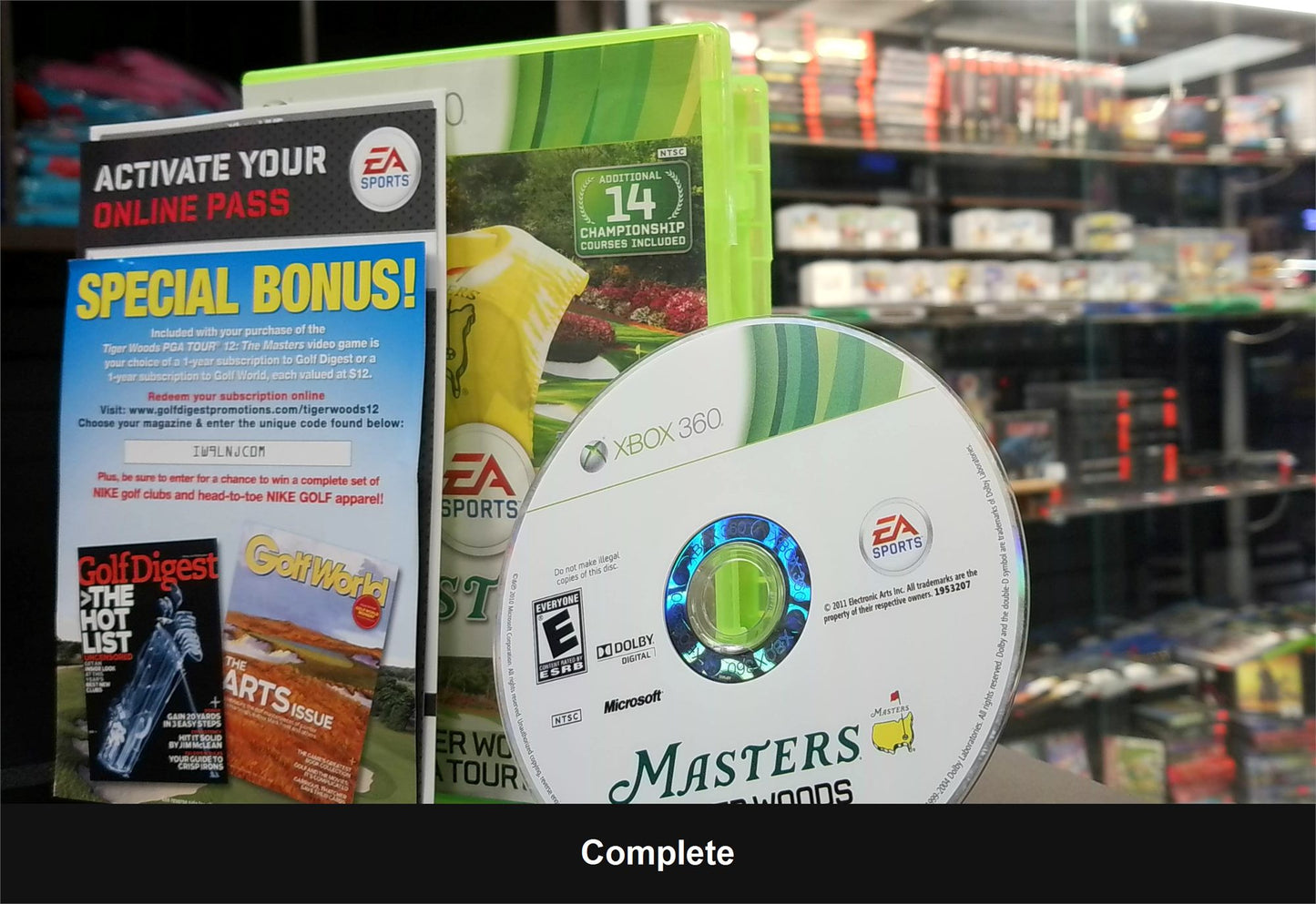 Tiger Woods PGA Tour 12: The Masters - Xbox 360