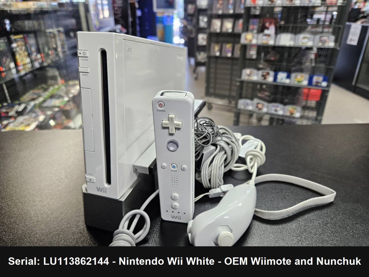 White Nintendo Wii System - Console