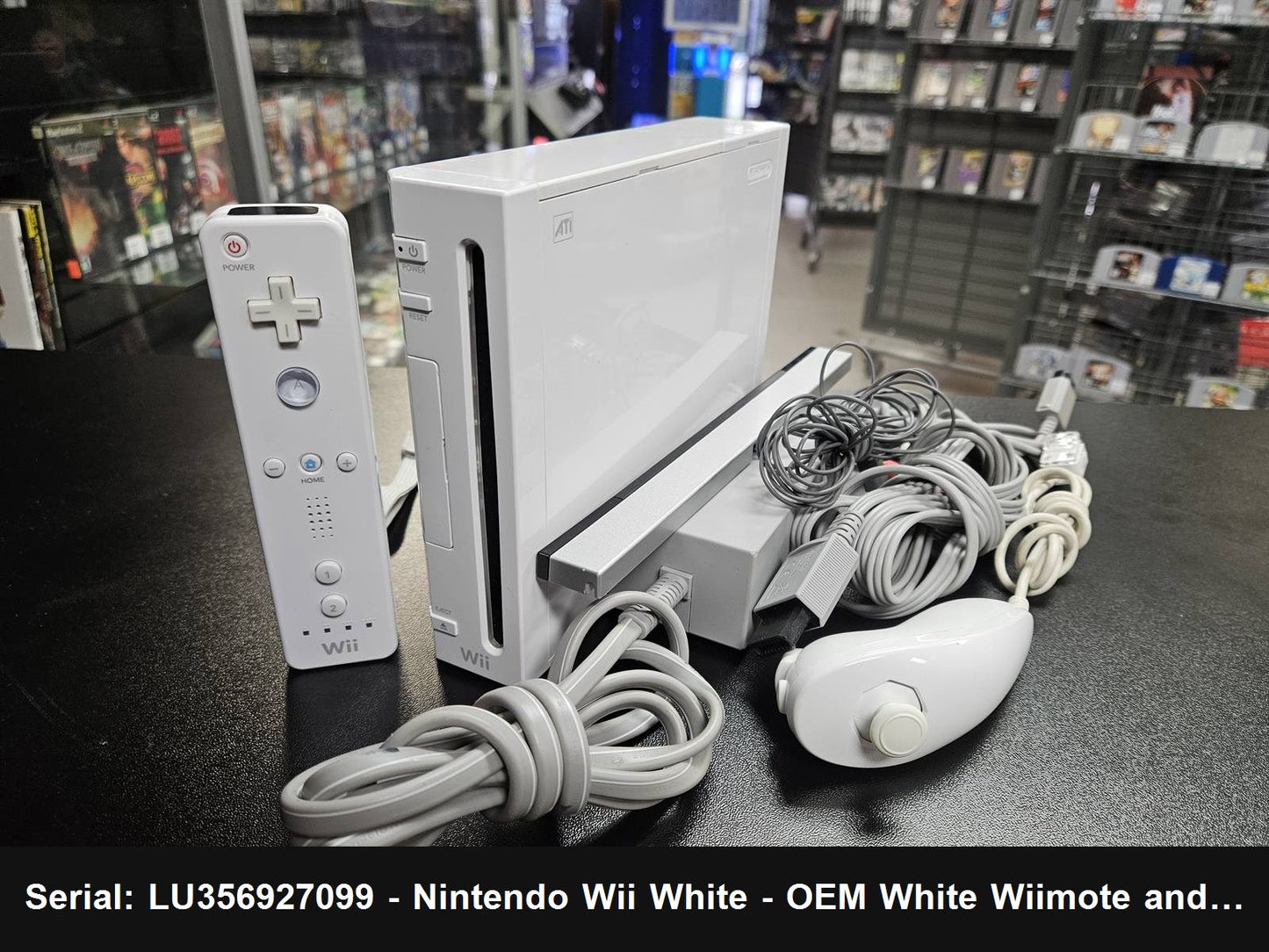 White Nintendo Wii System - Console