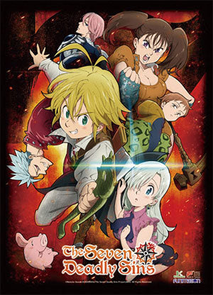 Wall Scroll - GE86662 - Seven Deadly Sins *NEW*