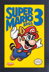 11" x 17"  Super Mario Bros. 3 Framed Print *NEW*