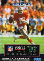 Sports Talk Football '93 Starring Joe Montana [No Manual] *Cartridge Only*