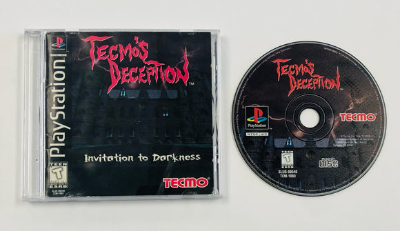 Tecmo's Deception Invitation to Darkness [No Back Art] *Pre-Owned*