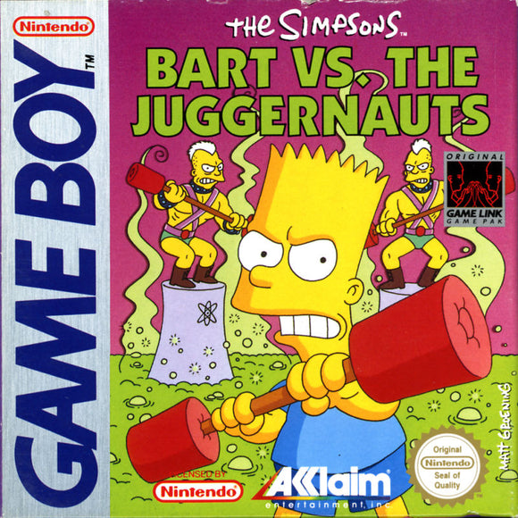 Bart VS. the Juggernauts *Cartridge Only*