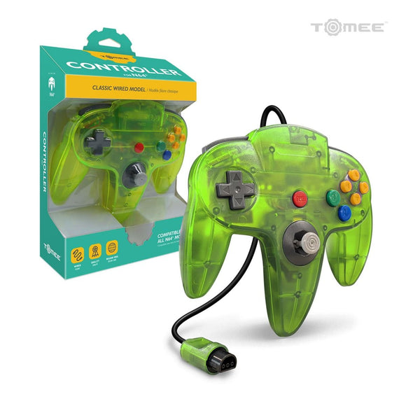 Nintendo 64 Controller - Tomee Classic Wired - Jungle *New*