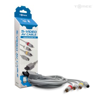 Audio / Video Cables [Composite & S-Video] [Wii / WiiU] *NEW* [Tomee]