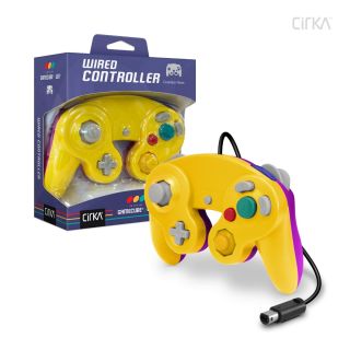 Nintendo GameCube Controller  - Yellow/Purple *New* [Cirka]