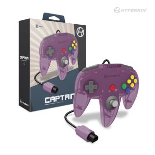 'Captain' Premium Nintendo 64 Controller - Amethyst Purple [Hyperkin] *New*