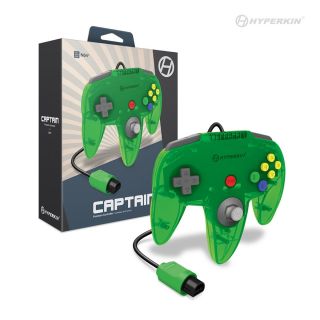 'Captain' Premium Nintendo 64 Controller - Lime Green [Hyperkin] *New*