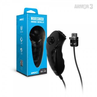 WaveChuck' Nunchuck Controller For Wii U®/ Wii® [Black] *NEW* [Armor 3]