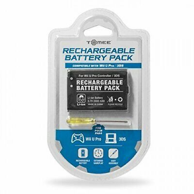 Rechargeable Battery Pack - Nintendo 3ds / WiiU Pro Controller *NEW* [Tomee]